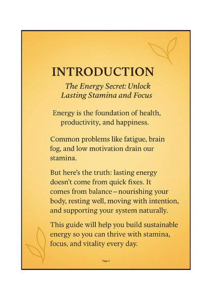 Honey Shilajit - The Energy Secret: Unlock Lasting Stamina & Focus Ebook
