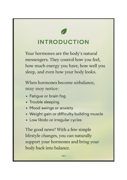 Honey Shilajit - The Secret to Unlocking Your Hormonal Balance & Energy Ebook